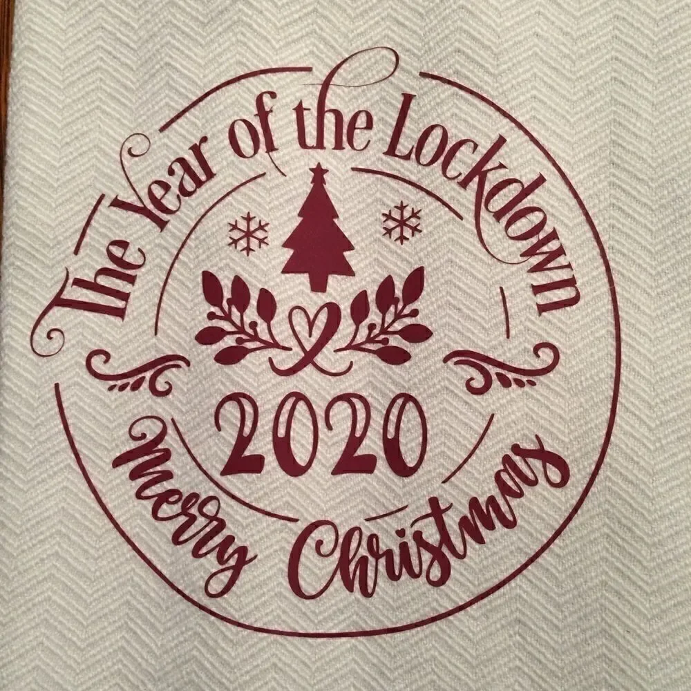 Christmas kitchen towels